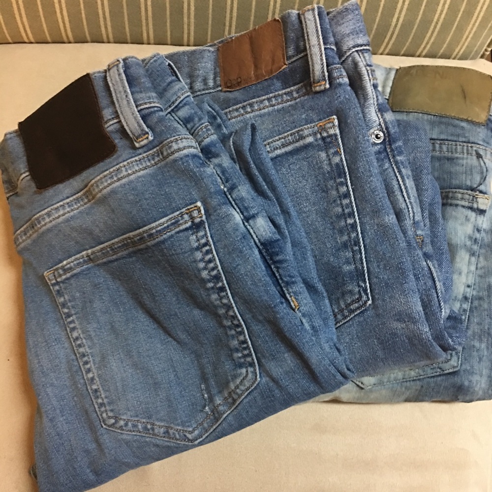 Mens 3 jean bundle Gap , Zara, and H&M